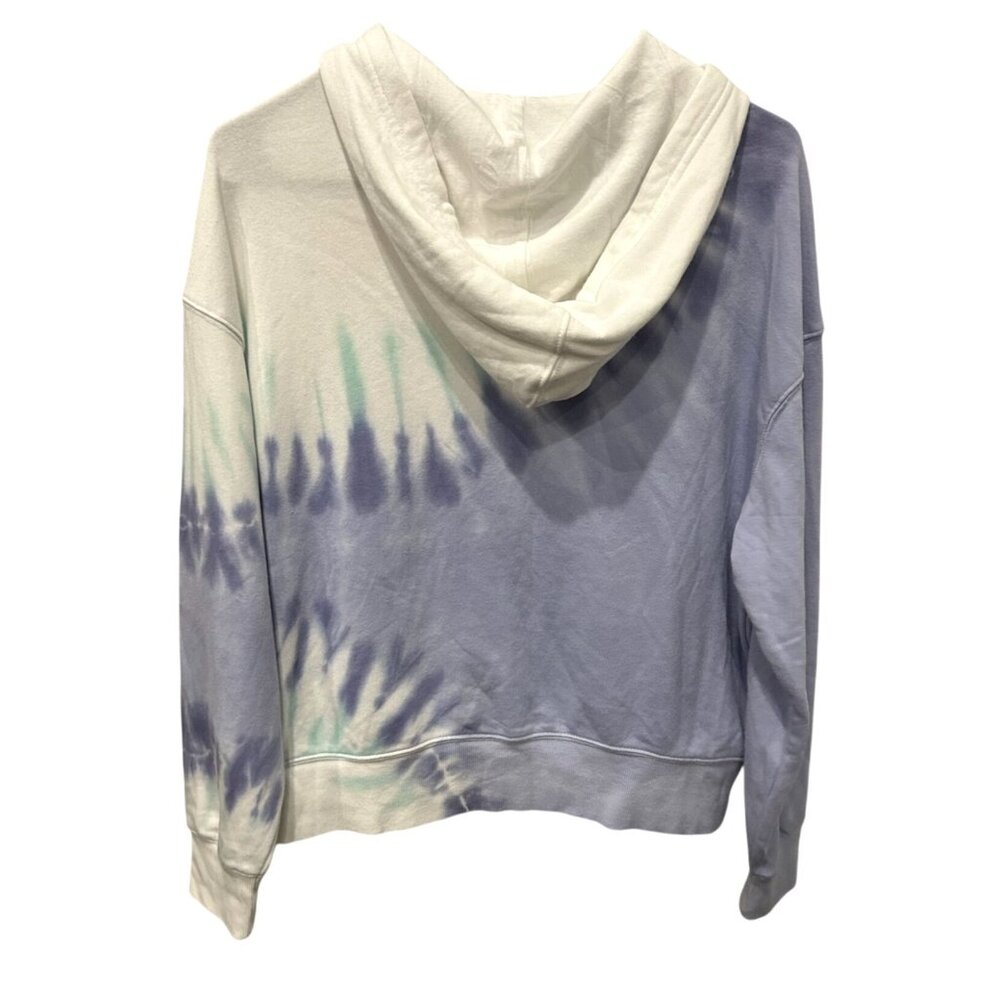 Wildfox NEW Tie Dye Hoodie Sweatshirt Size Small Purple White - Picture 2 of 7